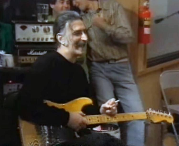  Frank Zappa en enero de 1993