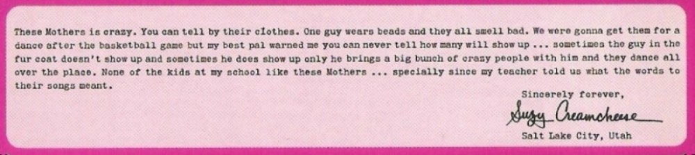  Del detr&aacute;s del LP &lsquo;Freak Out!&rsquo;