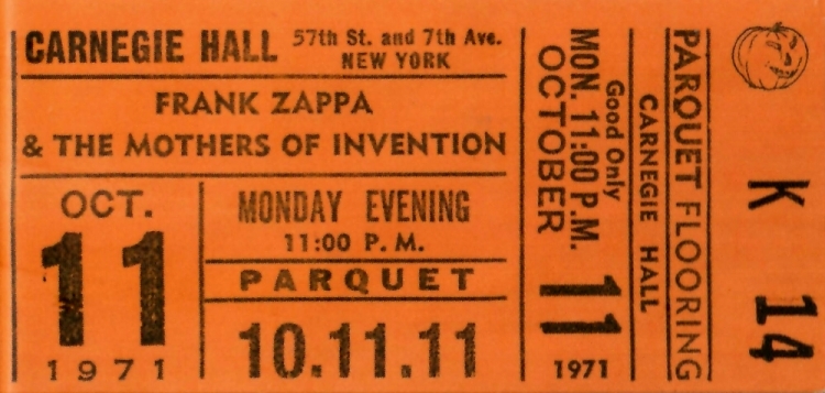  Entrada para Carnegie Hall